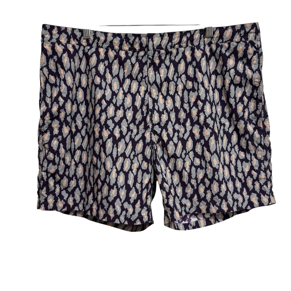 All Saints Catamere Swim Shorts Men’s‎ XXL NWT Leopard Print Vacation